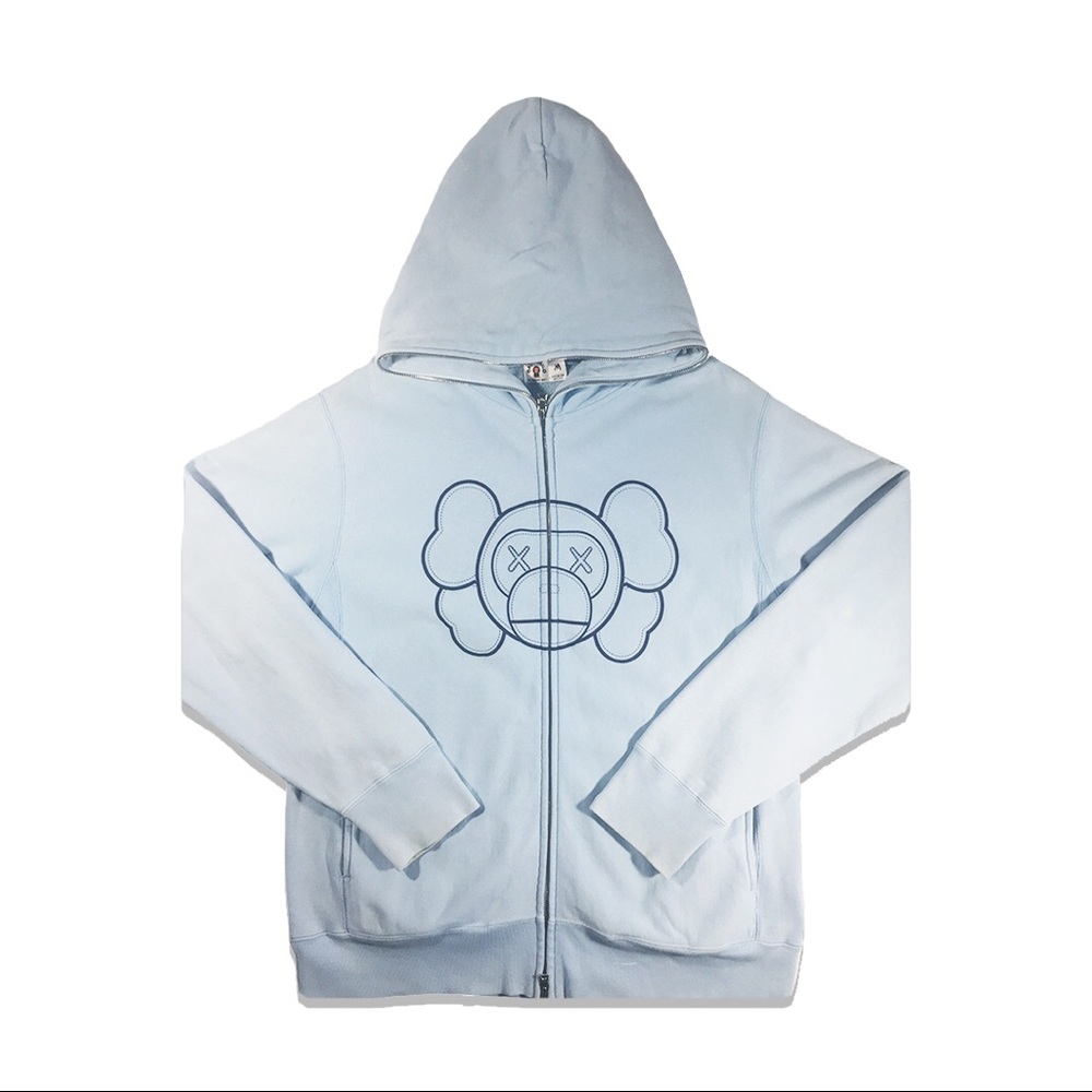 Bape X Kaws Milo Hoodie “Frost”